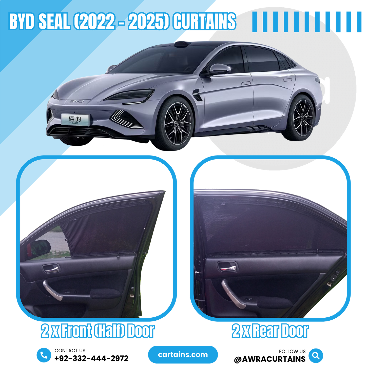 BYD Seal (2022 - 2025) Curtains