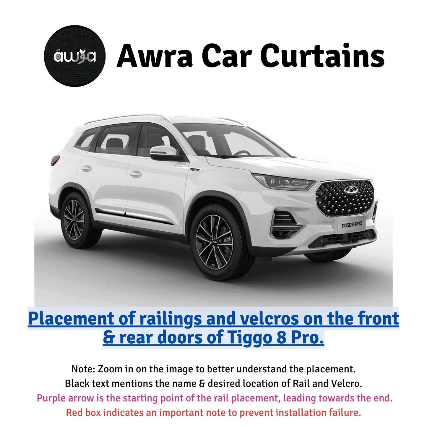 Chery Tiggo8 Gen1 (2022 - 2023) Curtains