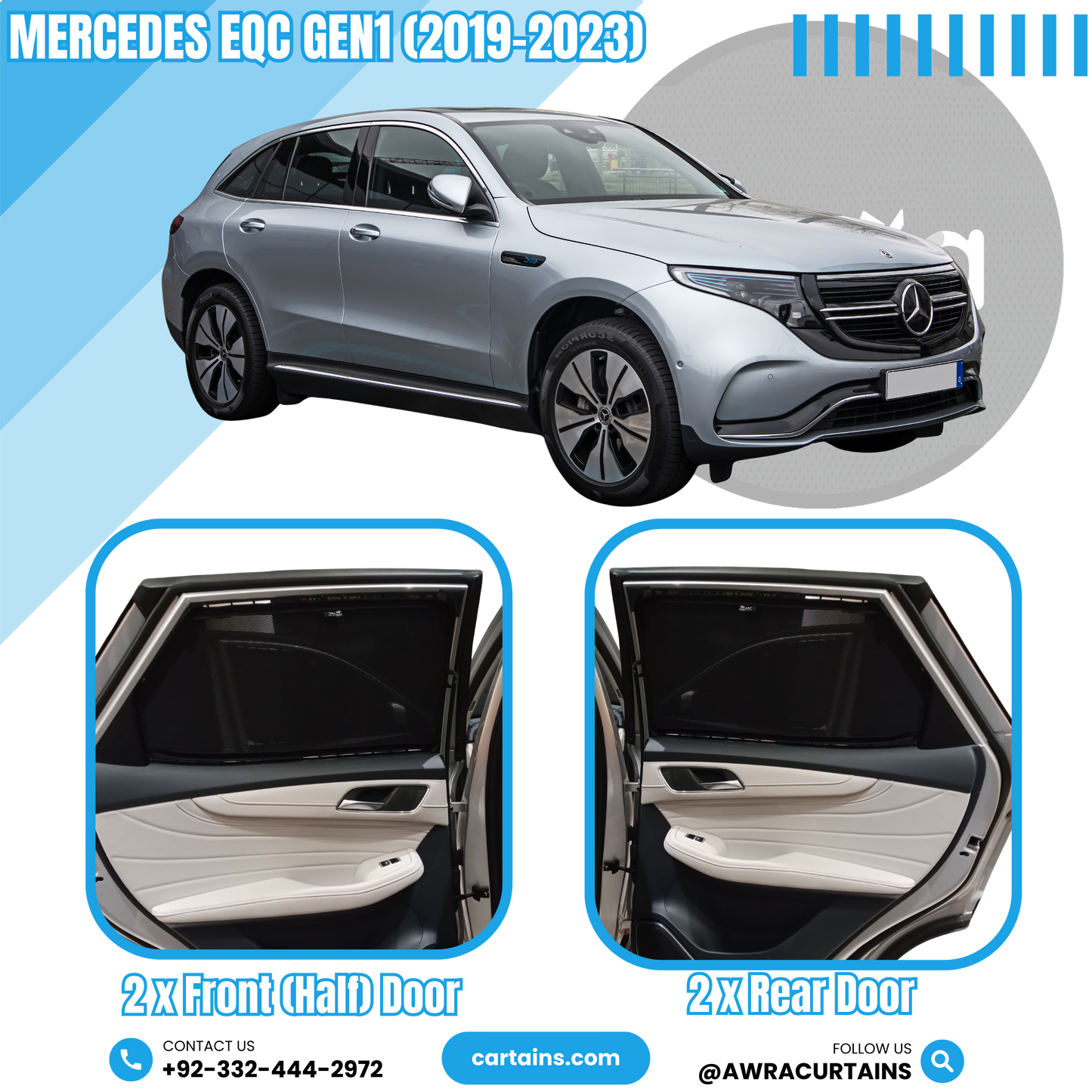 Mercedes EQC Gen1 (2019-2023) - Cartains
