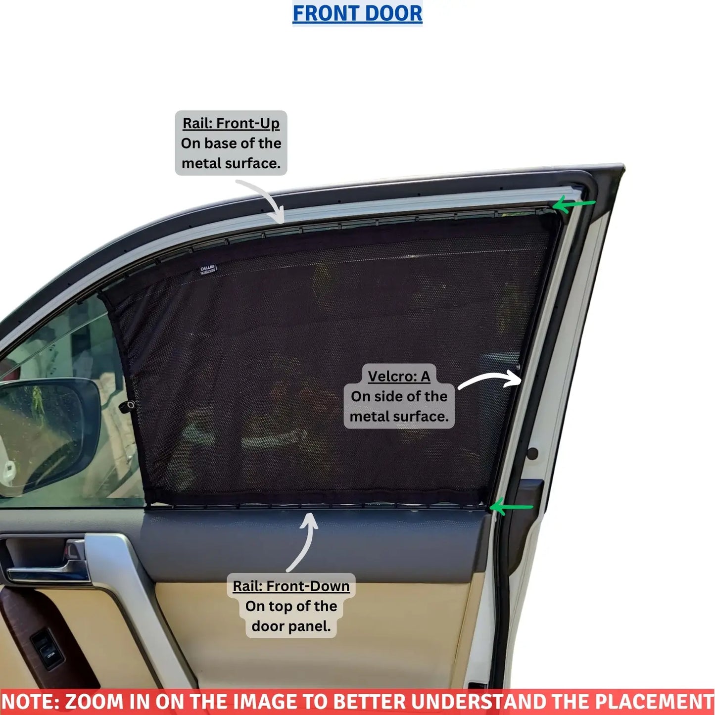 Toyota Land Cruiser Prado J150 (2010 - 2023) Curtains