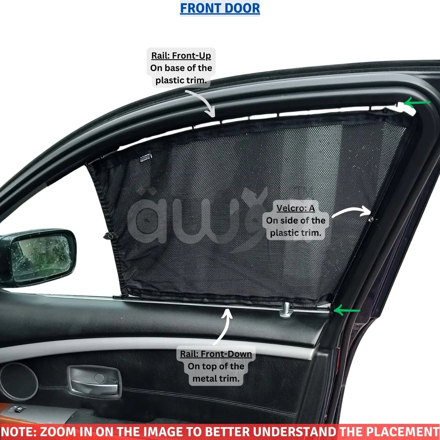 BMW 5 Series Gen6 (2010 - 2017) Curtains