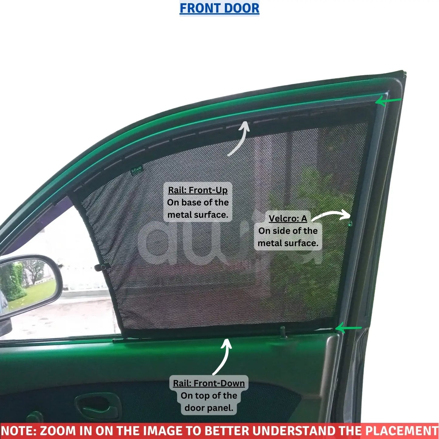 Hyundai Santro Gen2 (2000 - 2003) Curtains - Cartains