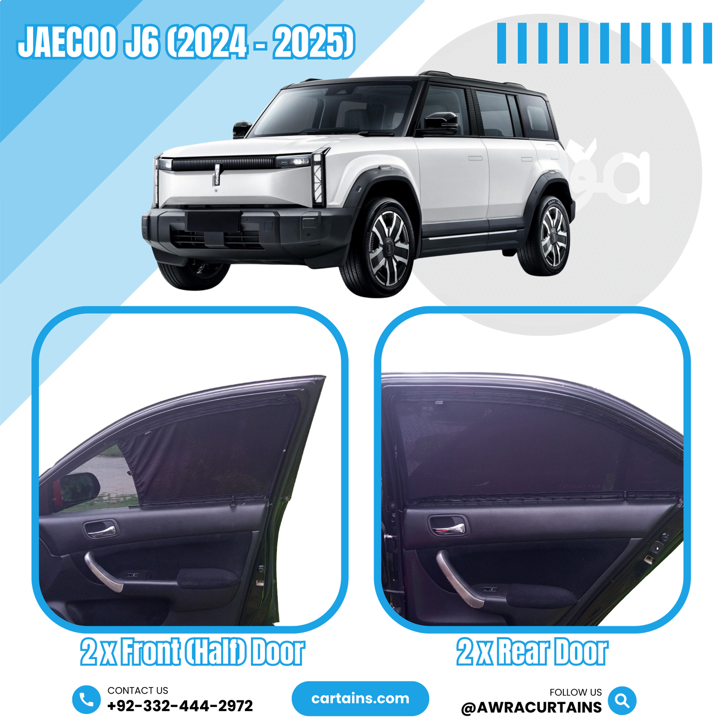 Jaecoo J6 (2024 - 2025) Curtains