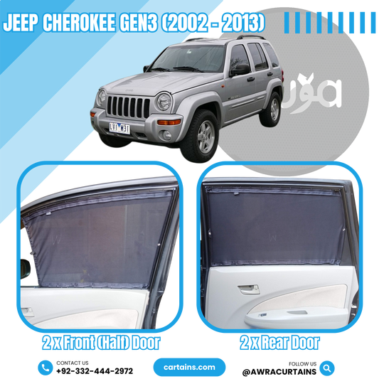 Jeep Cherokee Gen3 (2002 - 2013) Curtains