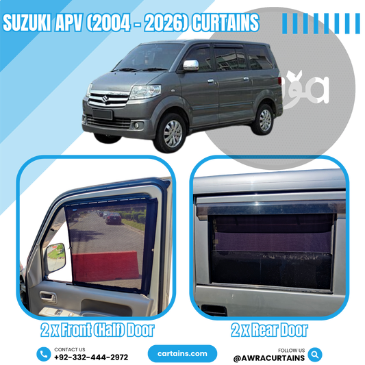 Suzuki APV (2004 - 2026) Curtains - Cartains
