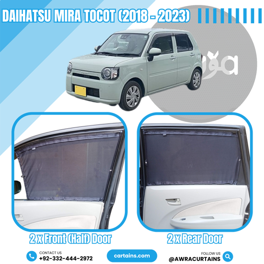 Daihatsu Mira Tocot (2018 - 2023) Curtains