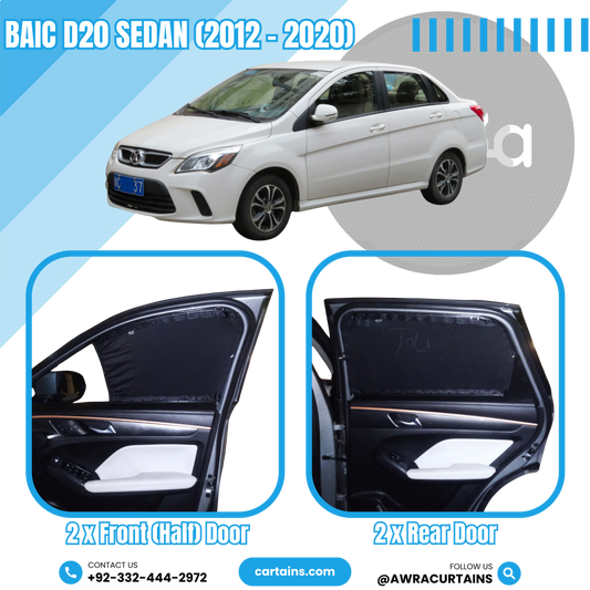 Baic D20 Sedan (2012 - 2020) Curtains