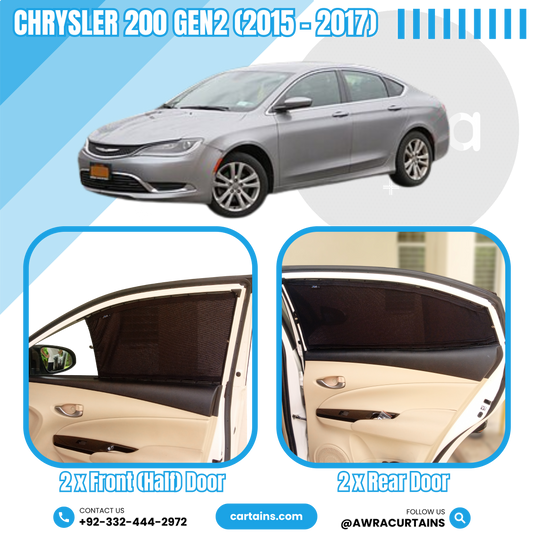 Chrysler 200 Gen2 (2015 - 2017) Curtains