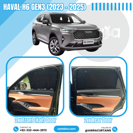 Haval H6 Gen3 (2023 -2025) Curtains