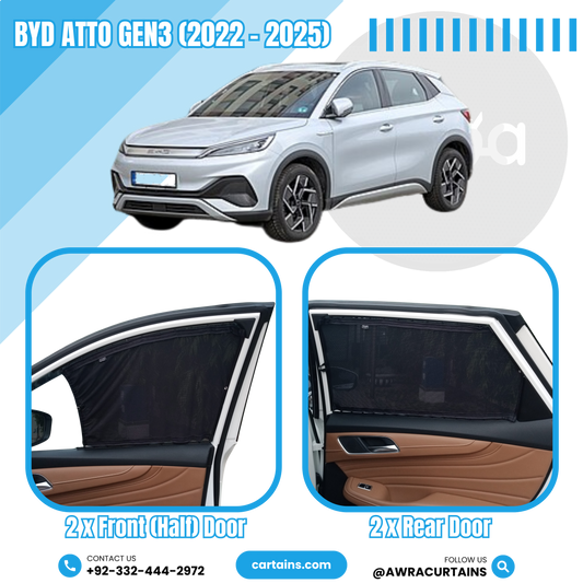 BYD Atto 3 (2022 - 2025) Curtains