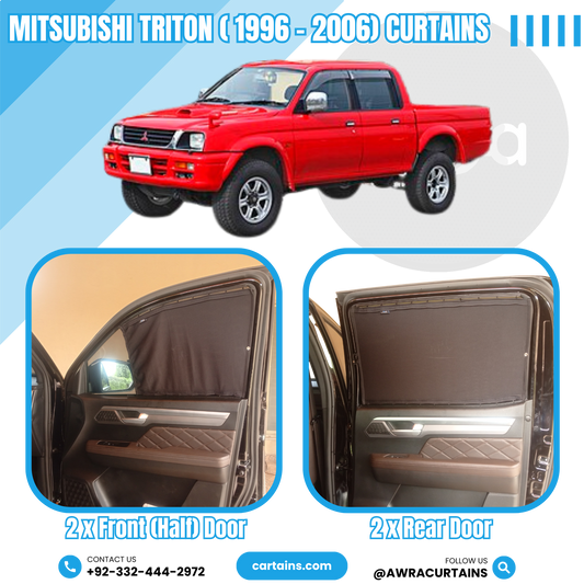 Mitsubishi Triton Gen3 alias L200 Strada (1996 – 2006) Cortinas
