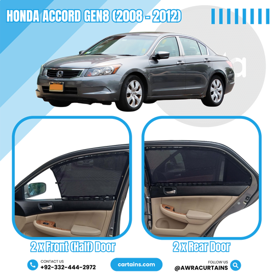 Honda Accord Gen8 (2008 - 2012) Curtains