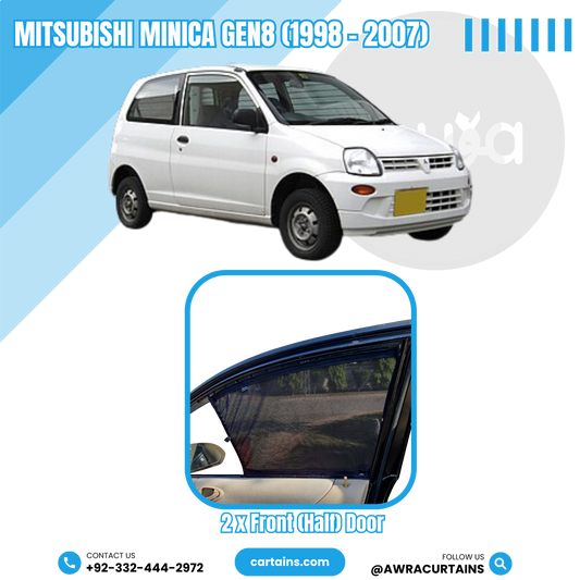 Mitsubishi Minica Gen8 (1998 - 2007) Curtains - Cartains