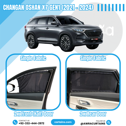 Changan Oshan X7 Gen1 (2021 - 2024) Curtains