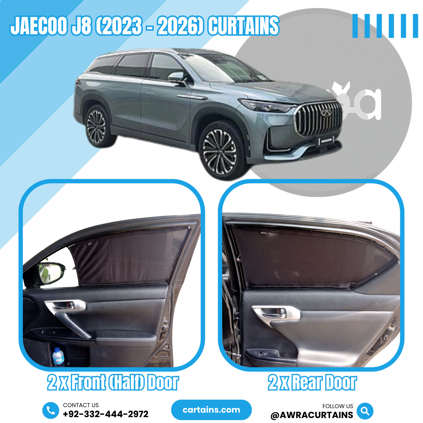 Jaecoo J8 (2023 - 2026) Curtains