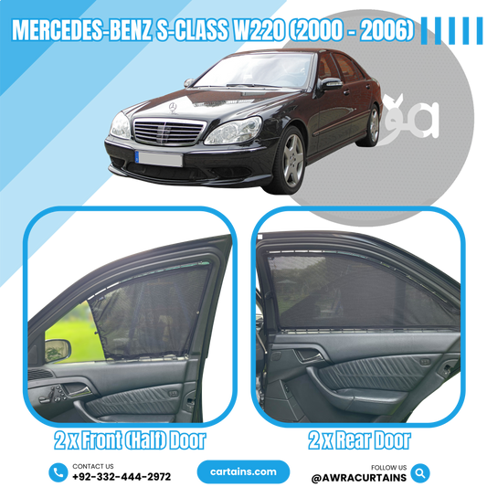 Mercedes-Benz S-Class W220 (2000 - 2006) Curtains