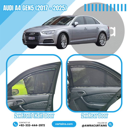 Audi A4 Gen5 (2017 - 2025) Curtains