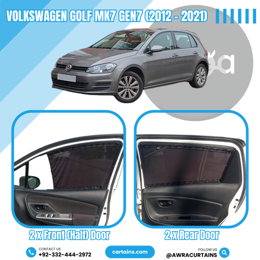 Volkswagen Golf Mk7 Gen7 (2012 - 2021) Curtains