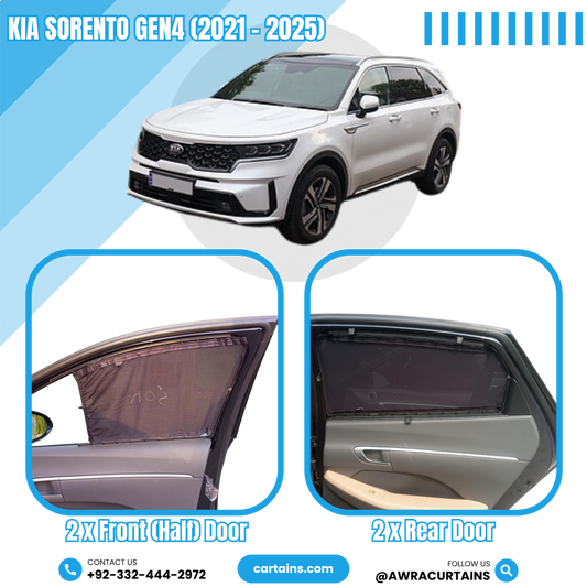 KIA Sorento Gen4 (2021 - 2025) Curtains