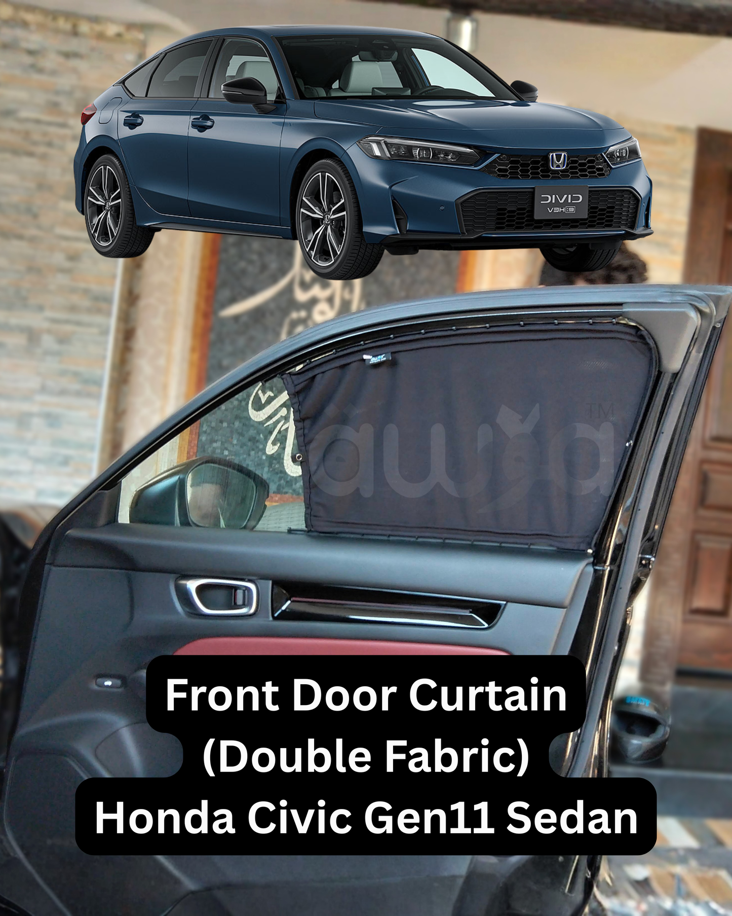 Cortinas para Honda Civic Gen11 Sedán (2022-2025)