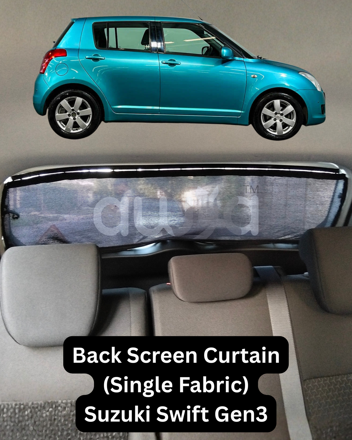 Suzuki Swift Gen3 (2022 - 2025) Curtains - Cartains
