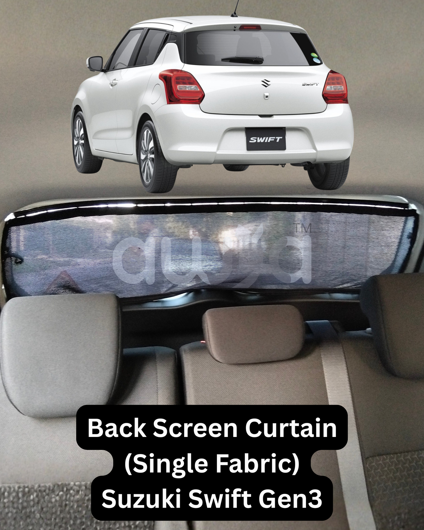 Suzuki Swift Gen3 (2022 - 2025) Curtains - Cartains