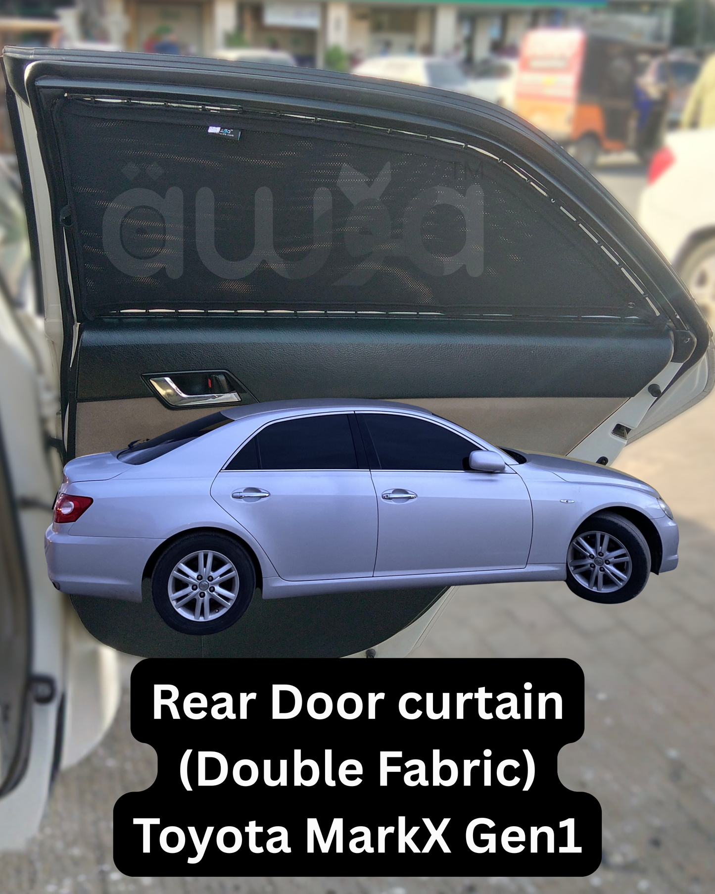 Toyota MarkX Gen1 (2004 - 2009) Curtains - Cartains