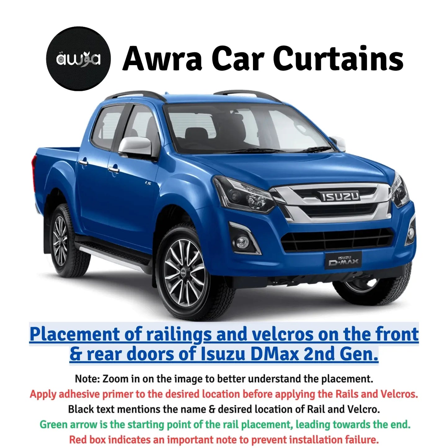 Isuzu D-max Gen2 (2018 - 2023) Curtains