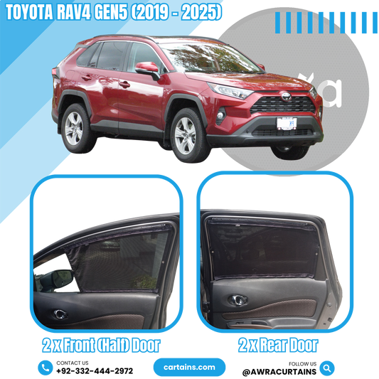 Toyota RAV4 Gen5 (2019 - 2025) Curtains