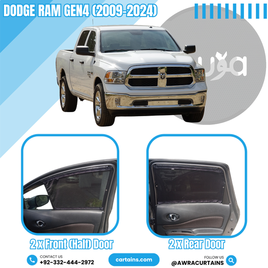 Dodge RAM Gen4 (2009-2024) Curtains