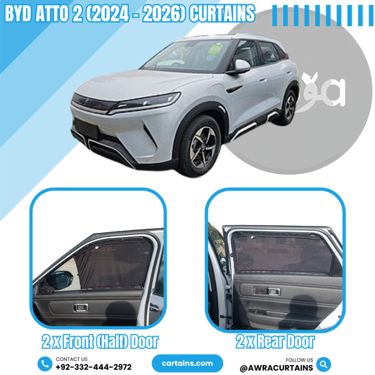 BYD Atto 2 (2024 - 2026) Curtains - Cartains