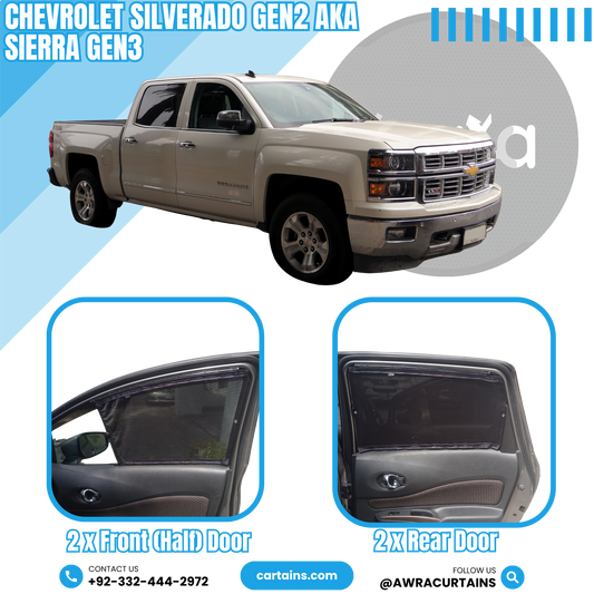 Chevrolet Silverado Gen2 aka Sierra Gen3 (2013 - 2018) Curtain