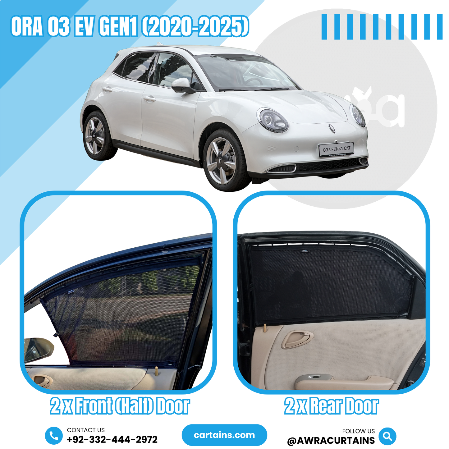 Ora 03 EV GEN1 (2020-2025) Curtains