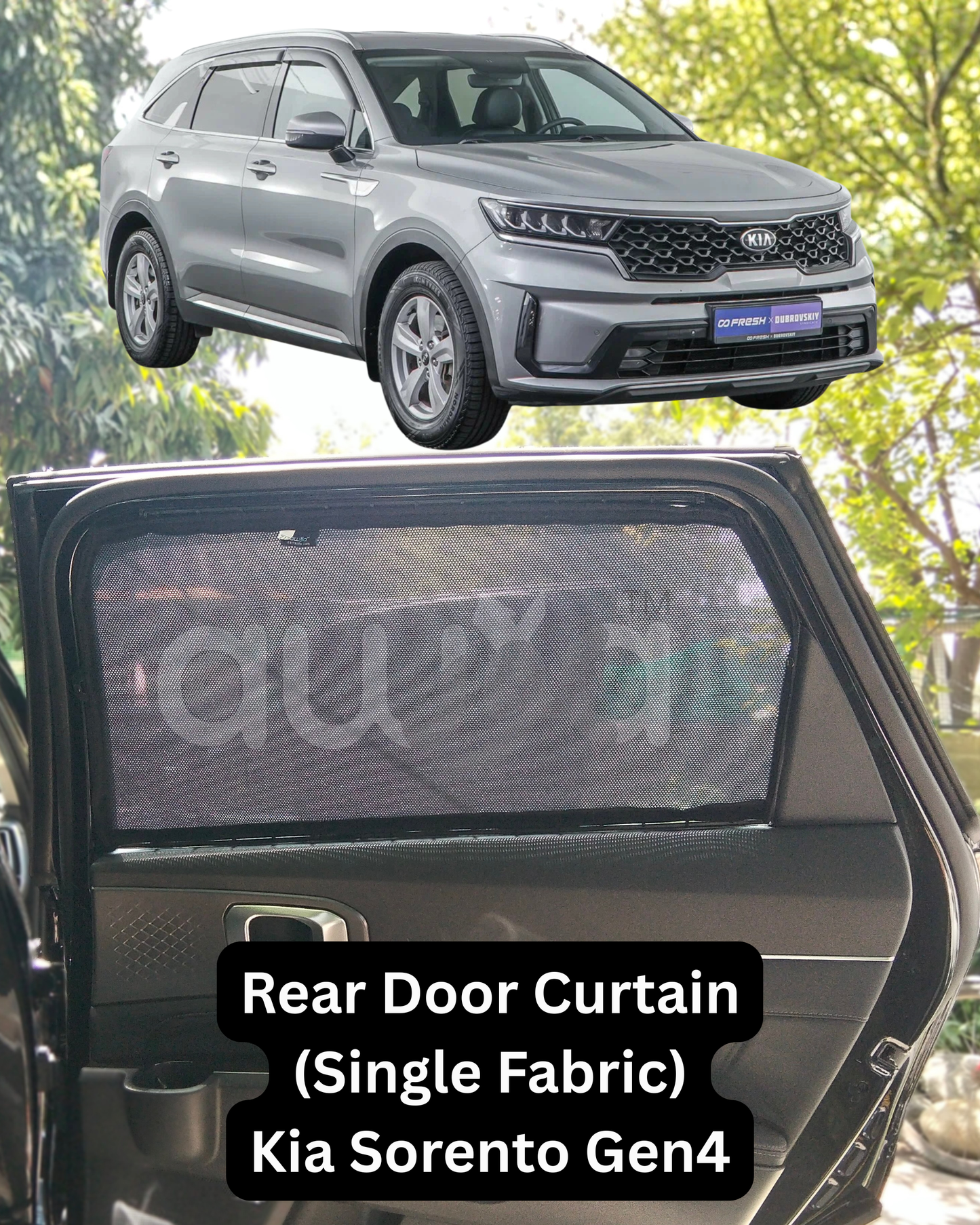 Cortinas Kia Sorento Gen4 (2021 - 2025)