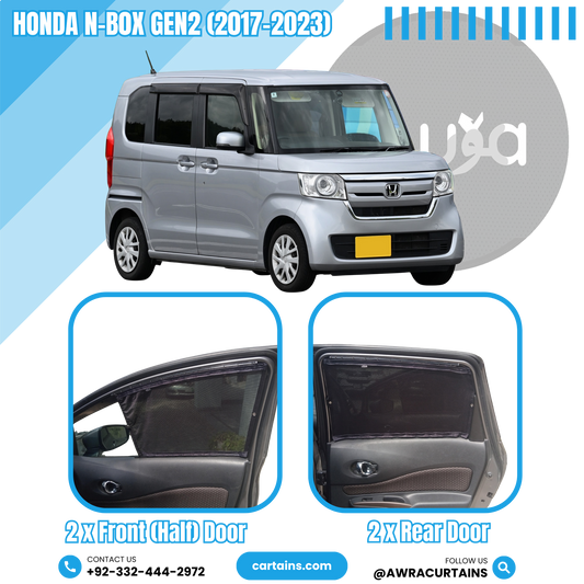 Honda N-Box Gen2 (2017-2023) Curtains