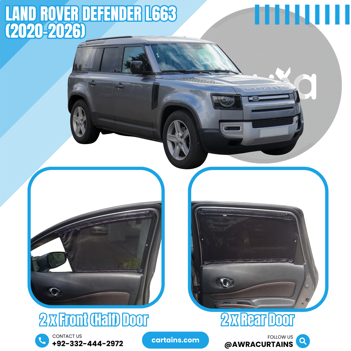 Land Rover Defender L663 (2020-2026) Curtain
