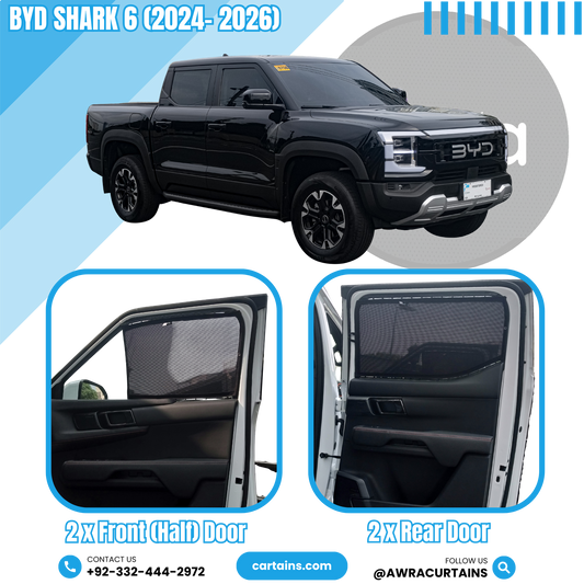 BYD Shark 6 (2024- 2026) Curtains