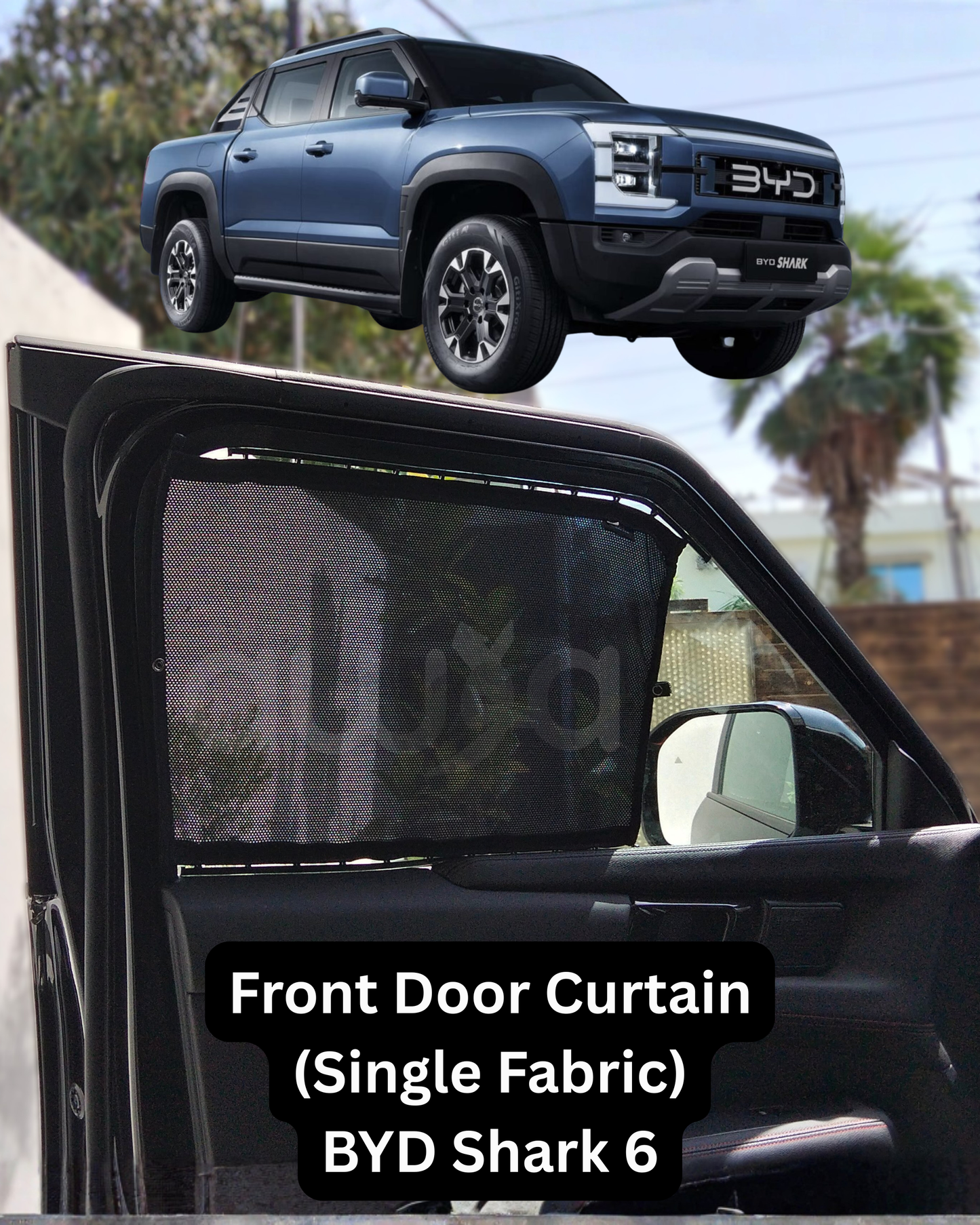 BYD Shark 6 (2024-2026) Cortinas