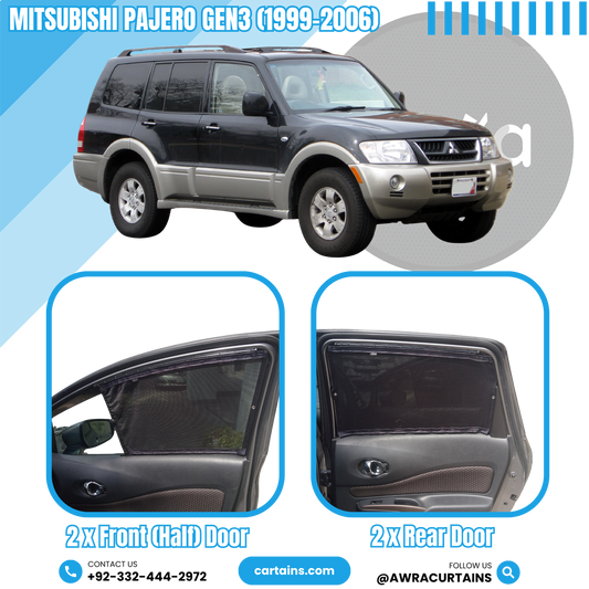 Mitsubishi Pajero Gen3 (1999-2006) Curtains