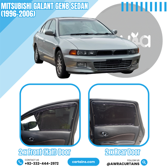 Mitsubishi Galant Gen8 Sedan (1996-2006) Curtains