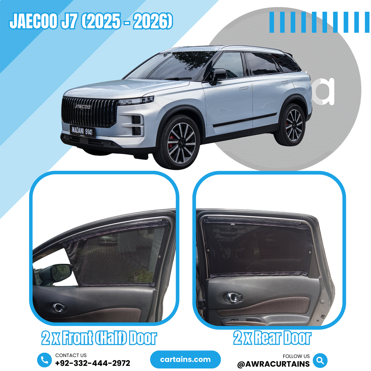 Jaecoo J7 (2025 - 2026) Curtains - Cartains
