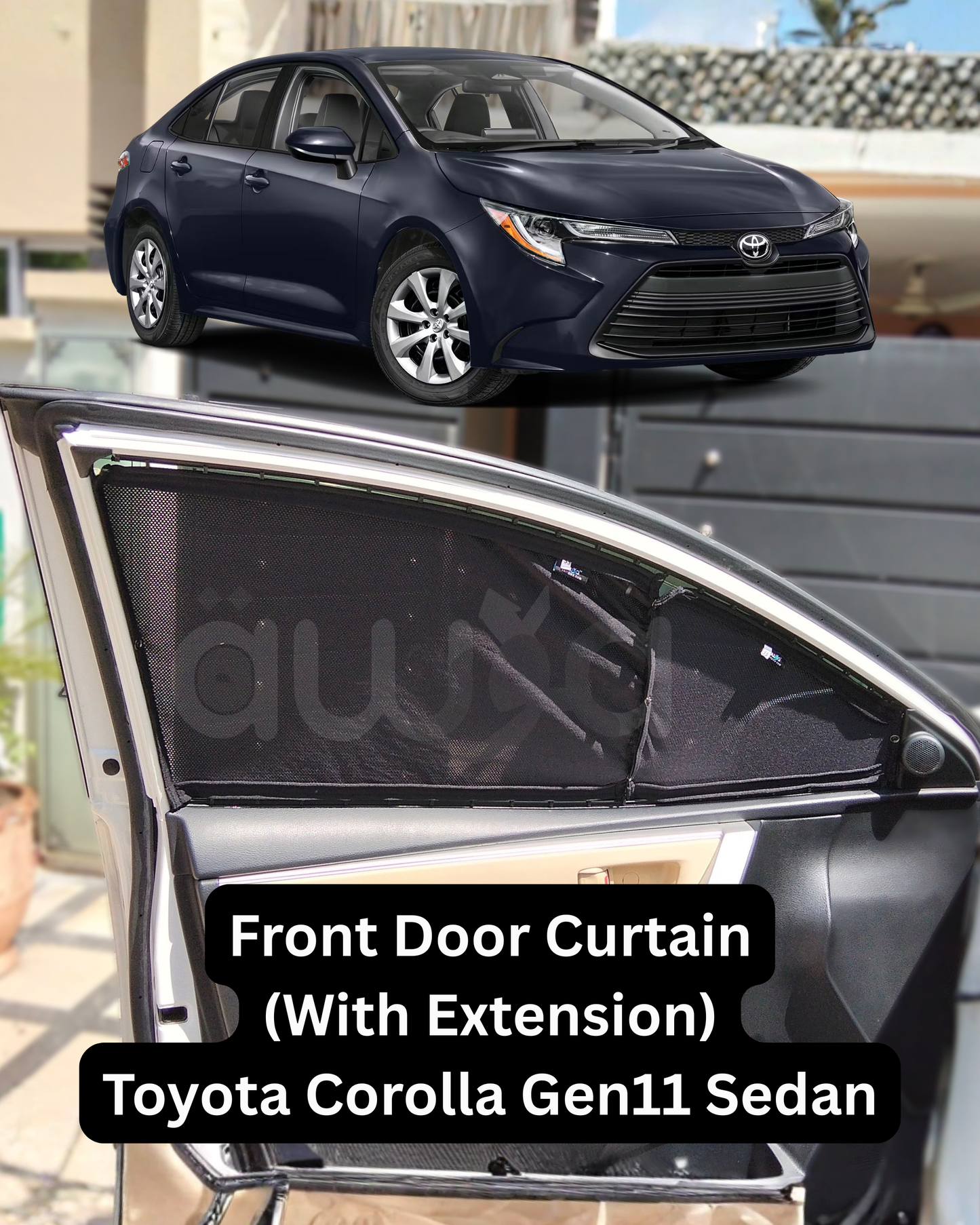 Cortinas para Toyota Corolla Gen11 Sedán (2015 - 2026)