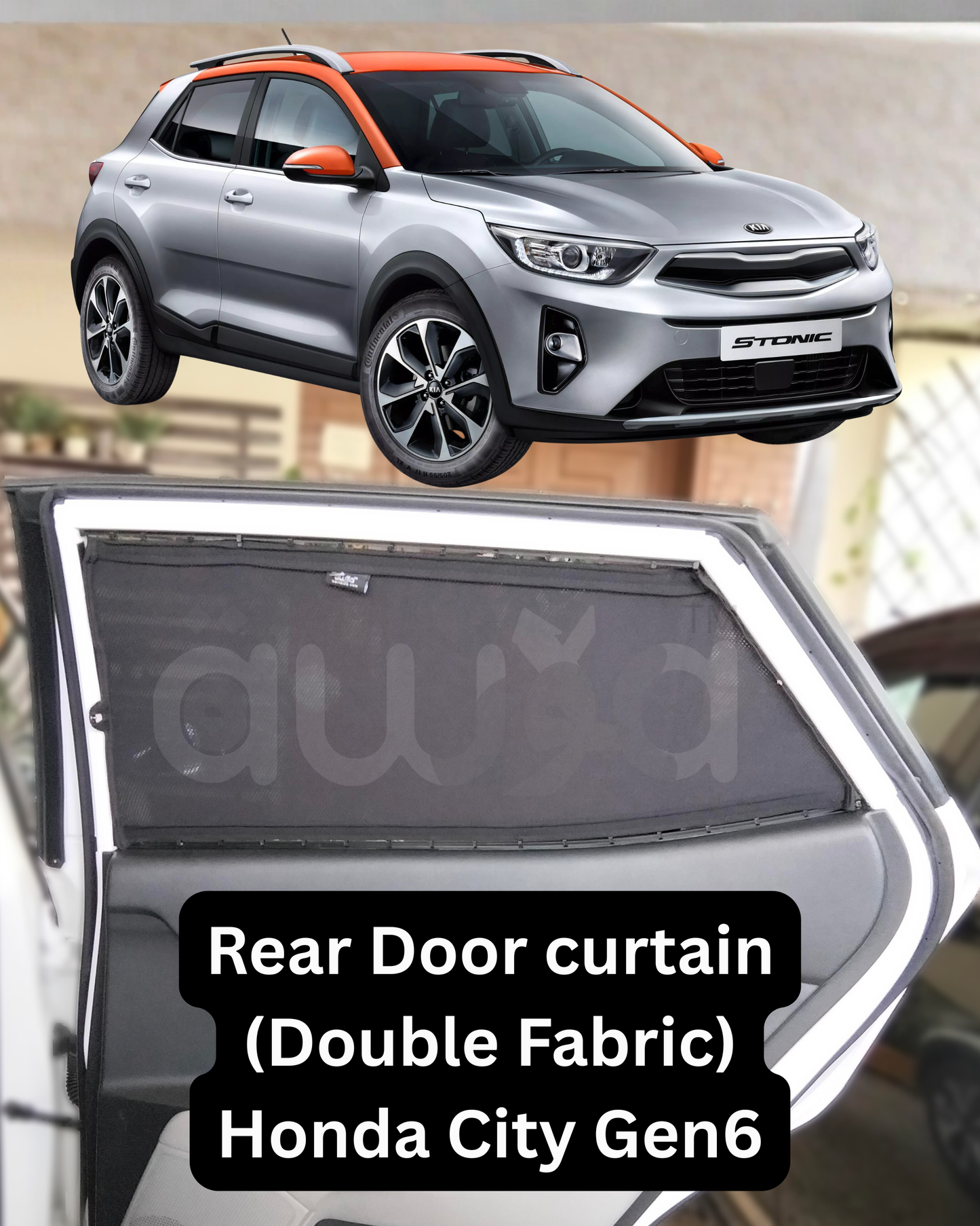 Kia Stonic Gen1 (2021 - 2025) Curtains - Cartains