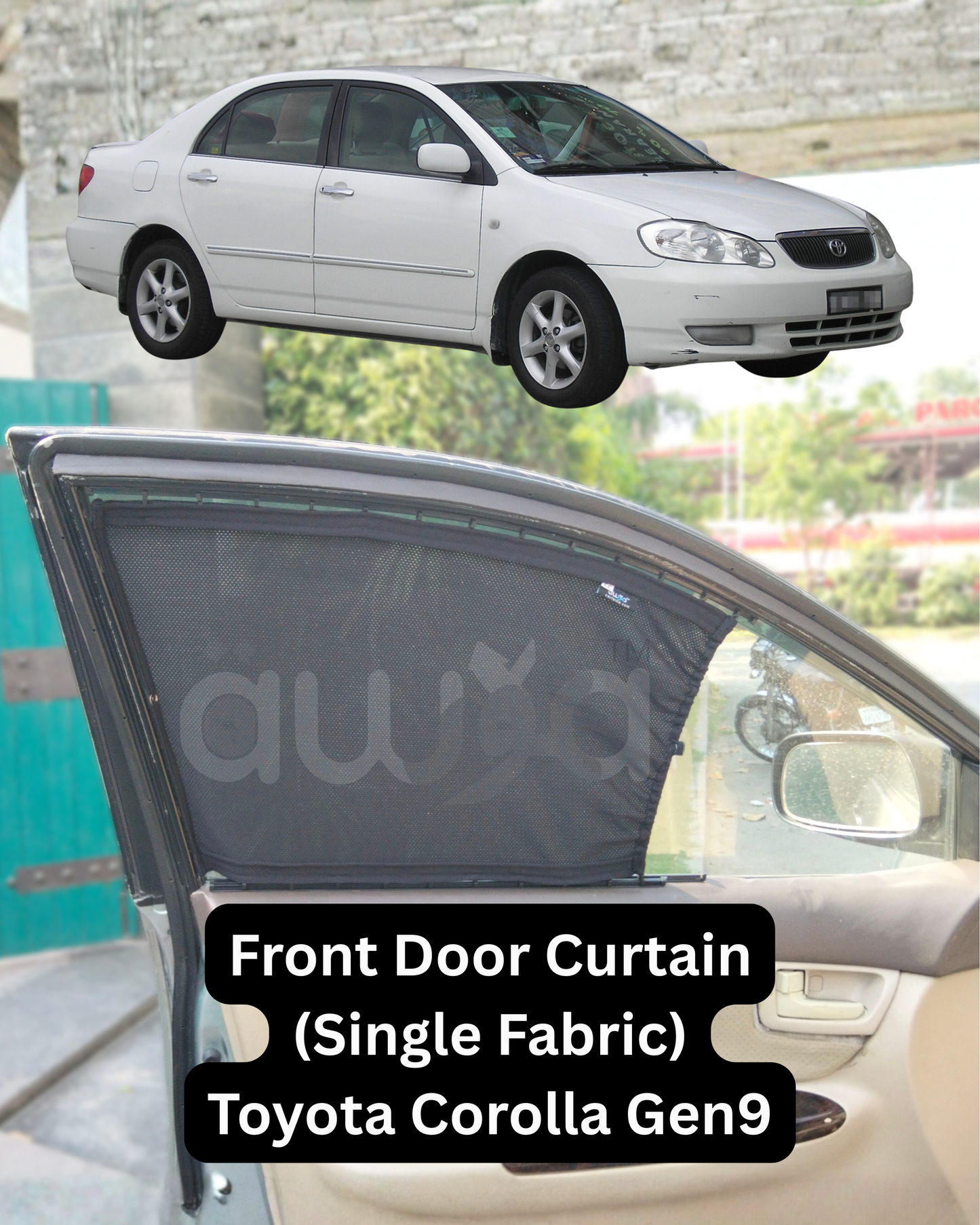 Cortinas para Toyota Corolla Gen9 (2002 - 2007)