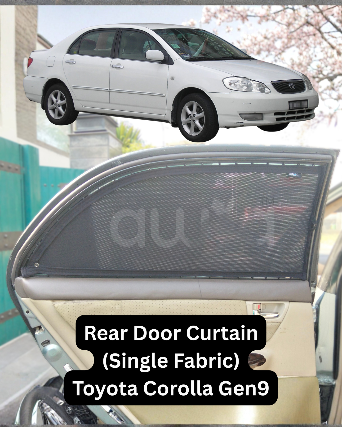 Cortinas para Toyota Corolla Gen9 (2002 - 2007)