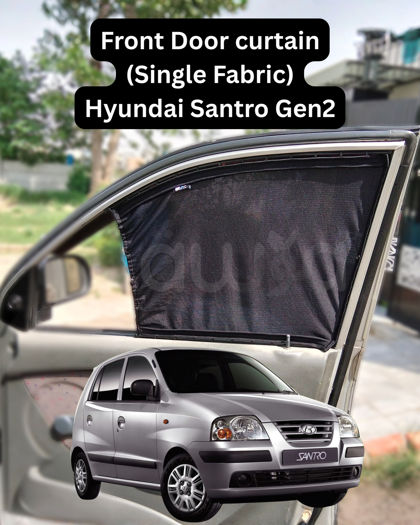Hyundai Santro Gen2 (2000 - 2003) Curtains - Cartains
