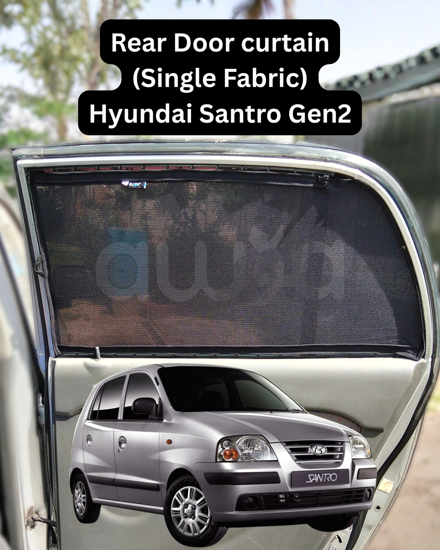 Hyundai Santro Gen2 (2000 - 2003) Curtains - Cartains