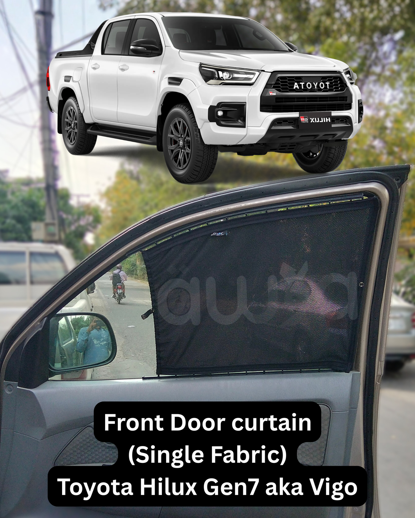 Toyota Hilux Gen7 aka Vigo (2005 - 2014) Curtains - Cartains