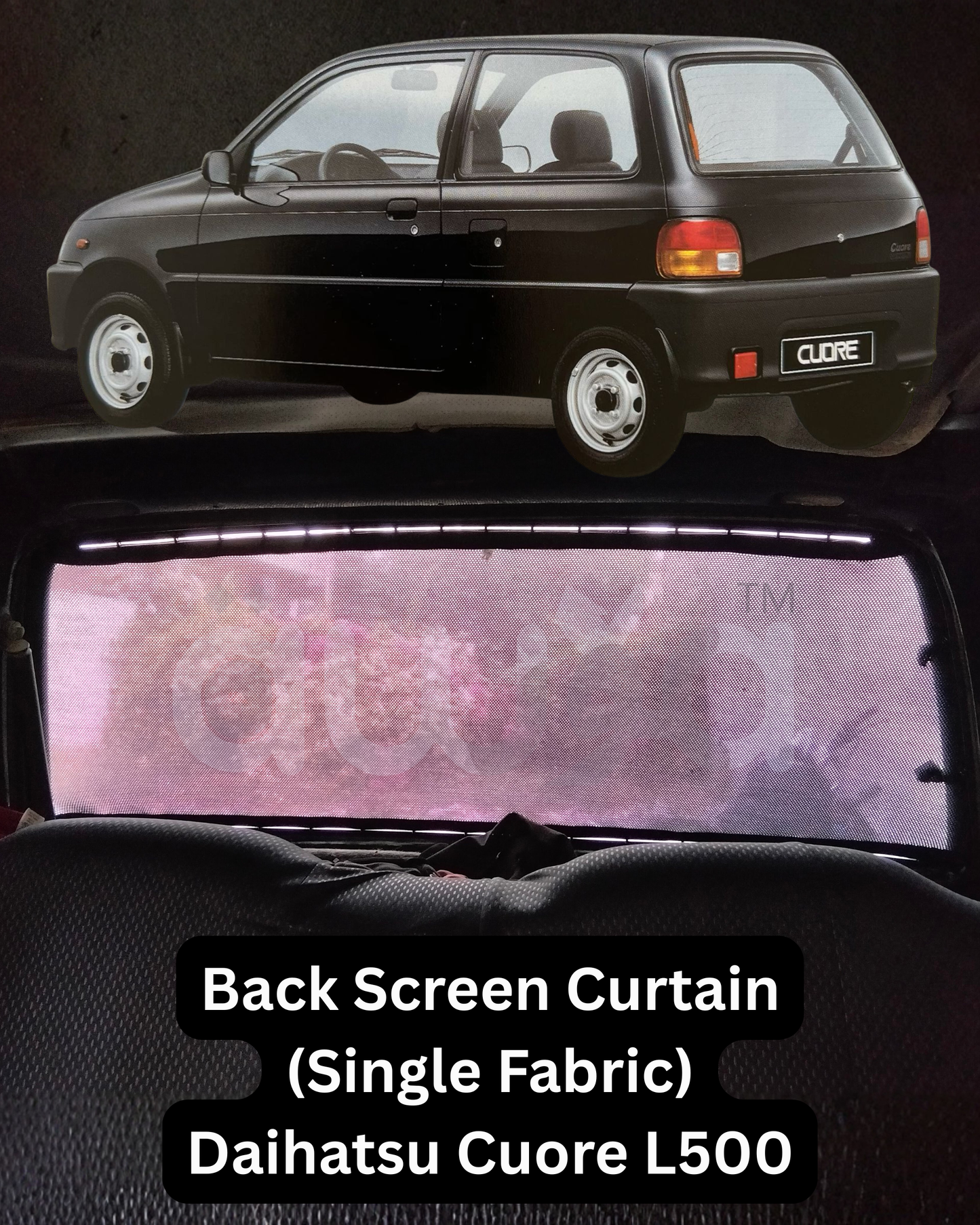 Daihatsu Cuore L500 (2003 - 2008) Curtains