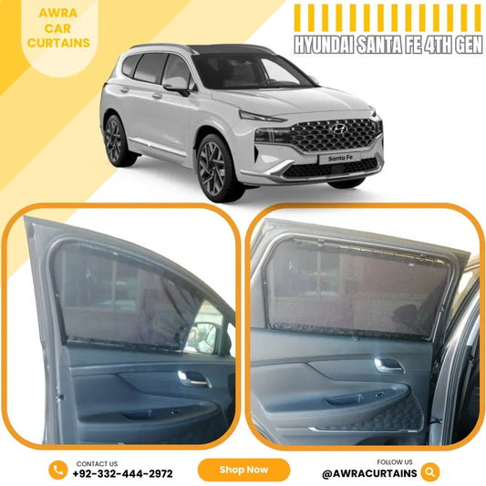 Hyundai Santa Fe Gen4 (2000 - 2024) Curtains.